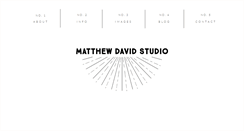 Desktop Screenshot of matthewdavidstudio.com